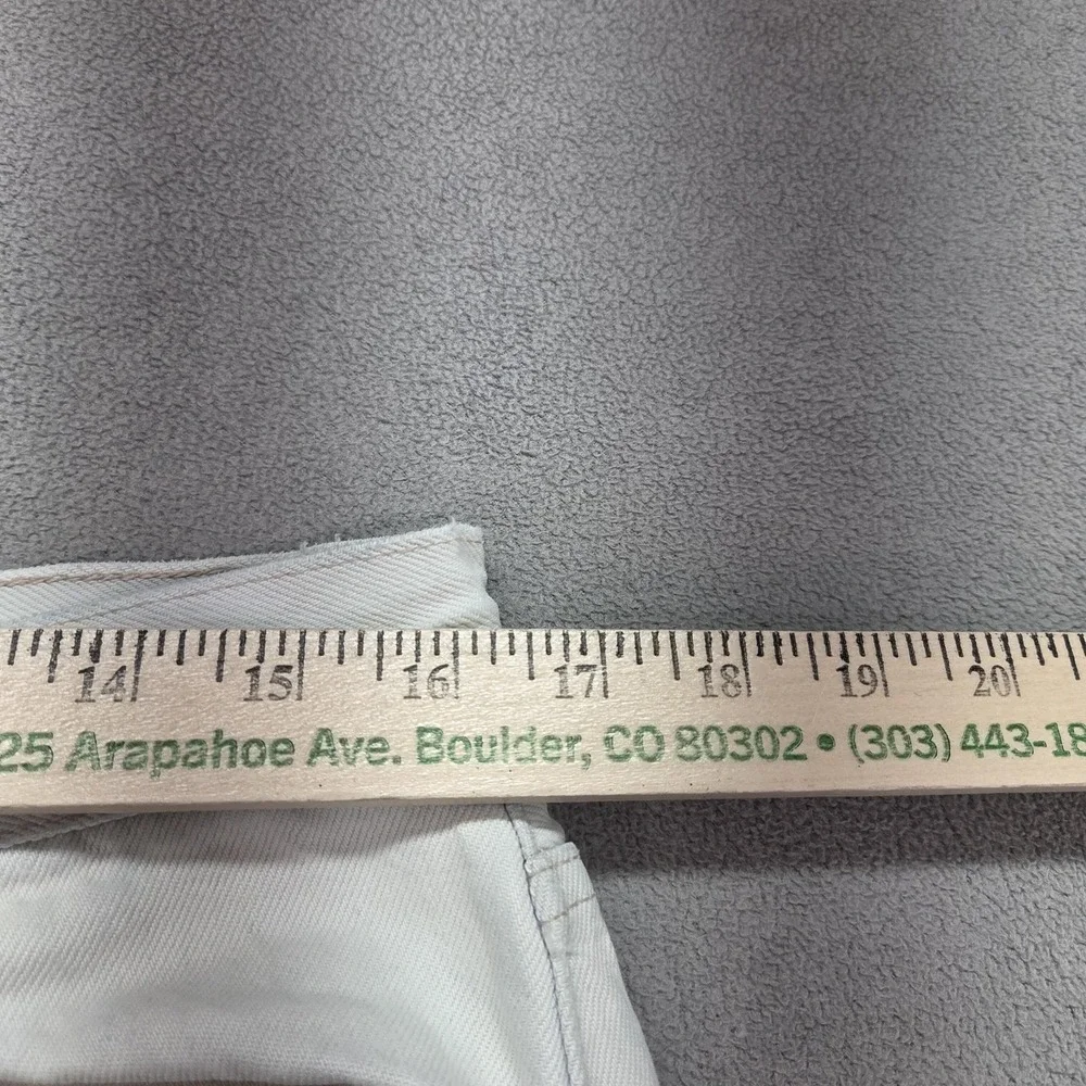 Vintage Levis 501 Jeans Mens White Made USA Button‎ Denim 90s Fits 32x30